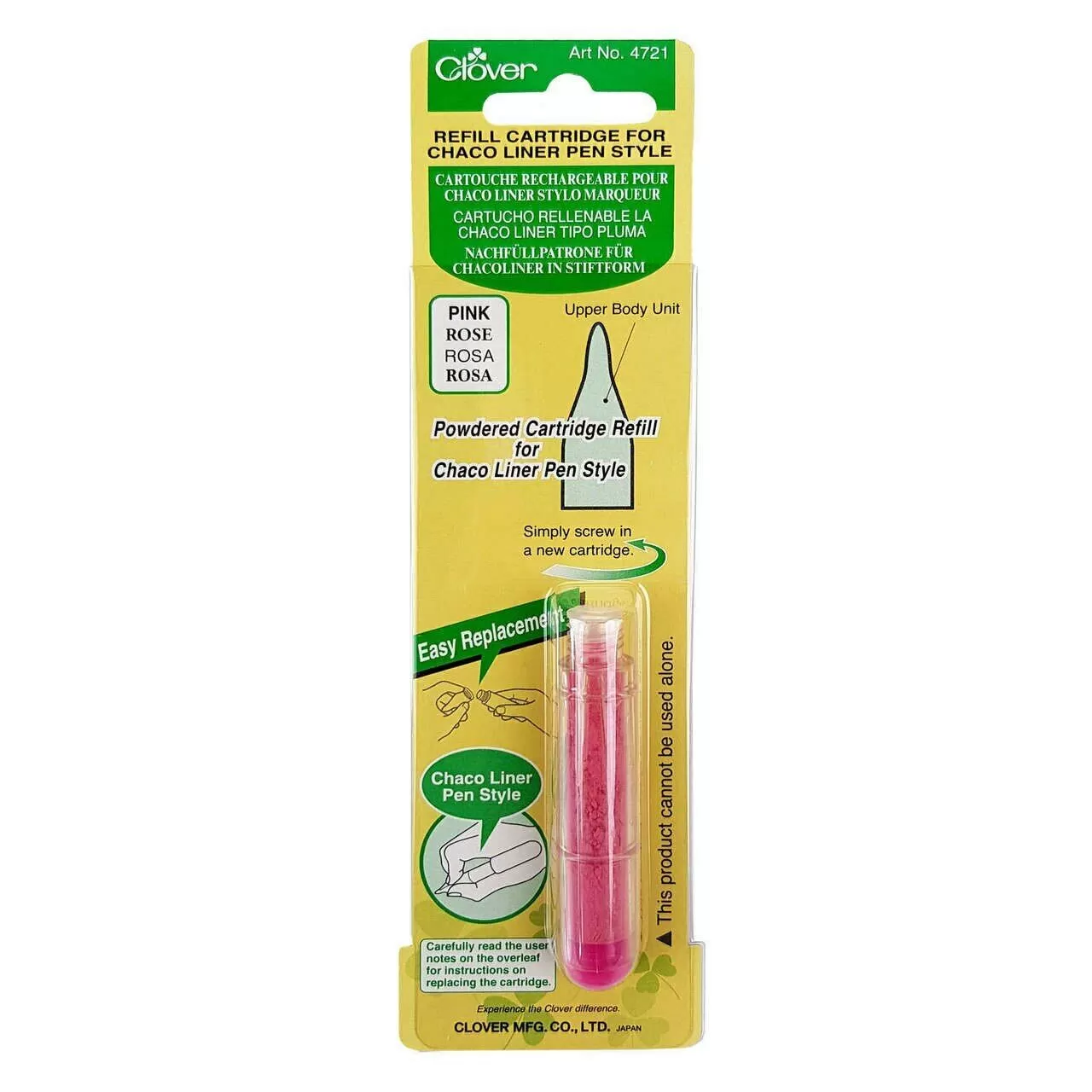 Chaco Liner Pen PINK REFILL ONLY by Clover SEE VIDEO