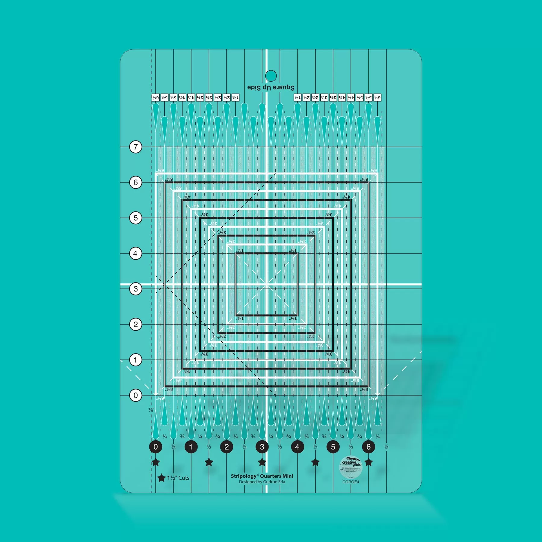 Stripology Quarters Mini Ruler