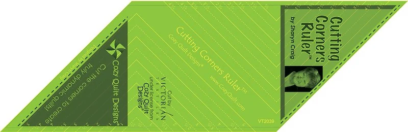 Cutting Corners Ruler and Cozy Quilt Pattern