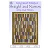 Straight And Narrow Pattern by Cozy Quilt Designs - Image of Pattern Cover