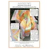 Seeing Double Reversible Throw Quilts Bag Pattern by Aunties Two - Image of Pattern Cover
