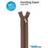 By Annie 24 Inch Handbag Zipper Seal Brown - See Video