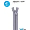 By Annie 24Inch Handbag Zipper Gunmetal - See Video