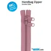 By Annie 30 Inch Handbag Zipper Dusty Rose - See Video