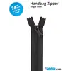 By Annie 24Inch Handbag Zipper Black - See Video
