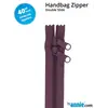 By Annie 40 Inch Handbag Zipper Eggplant - See Video
