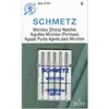 Schmetz 90/14 Microtex Sewing Machine Needle - 5 needle packet - Needles Sized 90/14 are for Medium Weight Fabrics like Quilting Fabrics, Cotton, Velvet, Fine Corduroy, Linen, Muslin, light wool