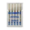 Schmetz Mixed Sizes Machine Needle Universal - containing 2 x 70/10, 2 x 80/12 and 1 x 90/14 needles