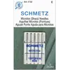 Schmetz 60/8 Microtex Sewing Machine Needle - Needles Sized 60/8 are for Very Fine Fabric Weights like Fine Silk, Chiffon, Organza, Voile and Fine Lace.
