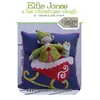 Elfie Jones and his Christmas Sleigh Applique Cushion Pattern by Claire Turpin