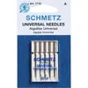 Schmetz 90/14 UNIVERSAL Sewing Machine Needle - packet of 5 needles -  Needles Sized 90/14 are for Quilting Fabrics, Cotton, Velvet, Fine Corduroy, Linen, Muslin, light wool