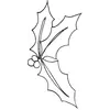Holly Sprig #30375