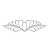 Sweeping Feather Border #30597
