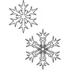 Continuous Snowflake Pair 1 #30523