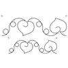 Hearts & Loops Border, 2x #30613