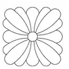 Square Daisy #30587
