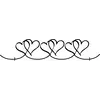 Heart Border, large #30547