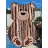 Bear Floor Jelly Roll Rug Pattern