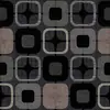 Black and Grey Squares - W108in 2.75mtr Quilt Backing Fabric 100% Cotton