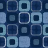 Navy and Blue Squares - W108in 2.75mtr Quilt Backing Fabric 100% Cotton