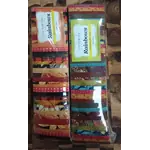 2 x Orange and Teals Rainbows aka Jelly Roll Plus Free Buddies Star Quilt Pattern