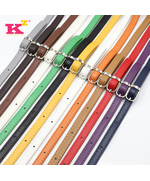 Leather Bag Handle Single Strap with Buckle and Clips 100 to 120 cms Multiple Colours Available