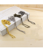 Fine Chain Bag Handles 120 cm Multiple Colours Available