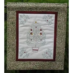 Christmas Stitchery Wall Hanging by Zoe Clifton
