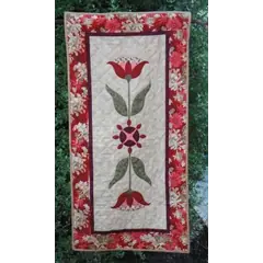 Red Lily Table Runner - by Zoe Clifton