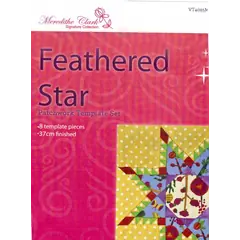 Feathered Star Patchwork Template Meredithe Clark Signature Collection