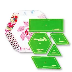 English Whirl Patchwork Template - Meredithe Clark Signature Collection