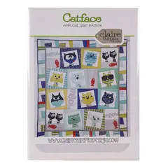 Catface Applique Quilt Pattern by Claire Turpin Optional Template