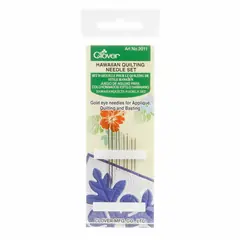 Clover Gold Eye Hawaiian Quilting Needle Set