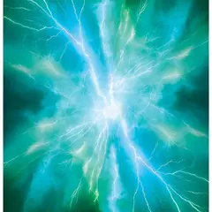 Aqua Bolt Hoffman Quilt Panel 43 x 43 Inches Digital Print