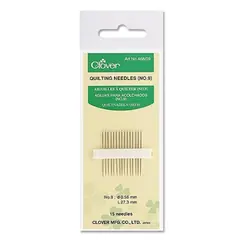 Clover Gold Eye Quilting Needles Size 9