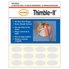 ​Thimble-It Self Stick Disposable Thimble pad x 64 by Colonial Needle Co