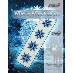 Winter Wonderland Snowflakes Table Runner Pattern Judy Niemeyer