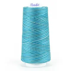 Blue Water Ice Swirls Maxi-lock 3000yd Polyester Serger Overlocker Thread