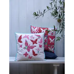 Sweet Mariposa Cushion Pattern by Claire Turpin 2 designs Included