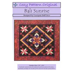 Bali Sunrise Pattern by Cozy Quilt Designs