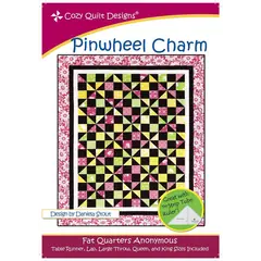 Pinwheel Charm Pattern by Cozy Quilt Designs - Image of Pattern Cover
