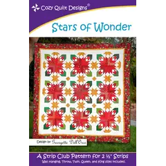 Stars of Wonder Pattern by Cozy Quilt Designs - Image of Pattern Cover