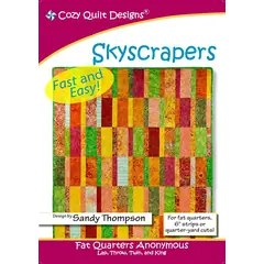 Skyscrapers Pattern by Cozy Quilt Designs - Image of Pattern Cover