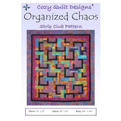 Organized Chaos Pattern by Cozy Quilt Designs - Image of Pattern Cover