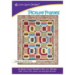 Picture Frames Pattern by Cozy Quilt Designs - Image of Pattern Cover