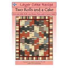 Two Rolls and a Cake Pattern by Cozy Quilt Designs - Image of quilt cover