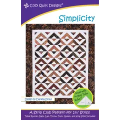 Simplicity Pattern by Cozy Quilt Designs - Image of Pattern Cover