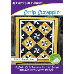 Strip Scrappin Pattern by Cozy Quilt Designs - Image of Pattern Cover