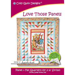 Love Those Panels Pattern by Cozy Quilt Designs - Image of Pattern Cover