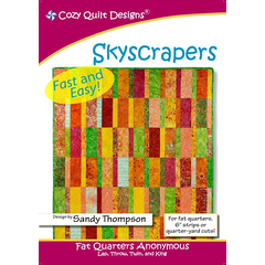 Skyscrapers Pattern by Cozy Quilt Designs - Image of Pattern Cover